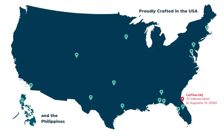 CutTime is headquartered in historic St. Augustine, FL with staff across the USA and the Philippines.