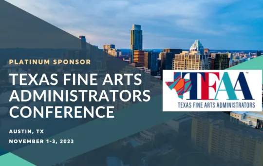 Come see CutTime at the Texas Fine Arts Administrators 2023 Conference in Austin, TX USA
