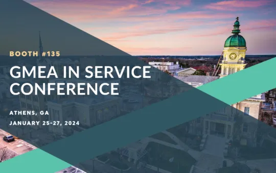 Come see CutTime at Booth #135 during the 2024 GMEA In Service Conference in Athens, GA USA