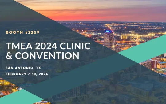 Come see CutTime at Booth #2259 during the TMEA 2024 Clinic & Convention in San Antonio, TX USA